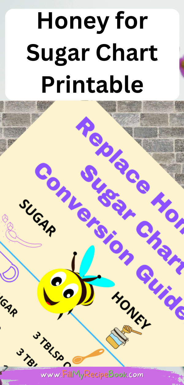 Honey for Sugar Chart Printable