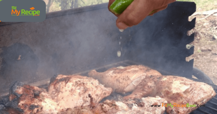 Juicy Grilled Whole Lemon Chicken