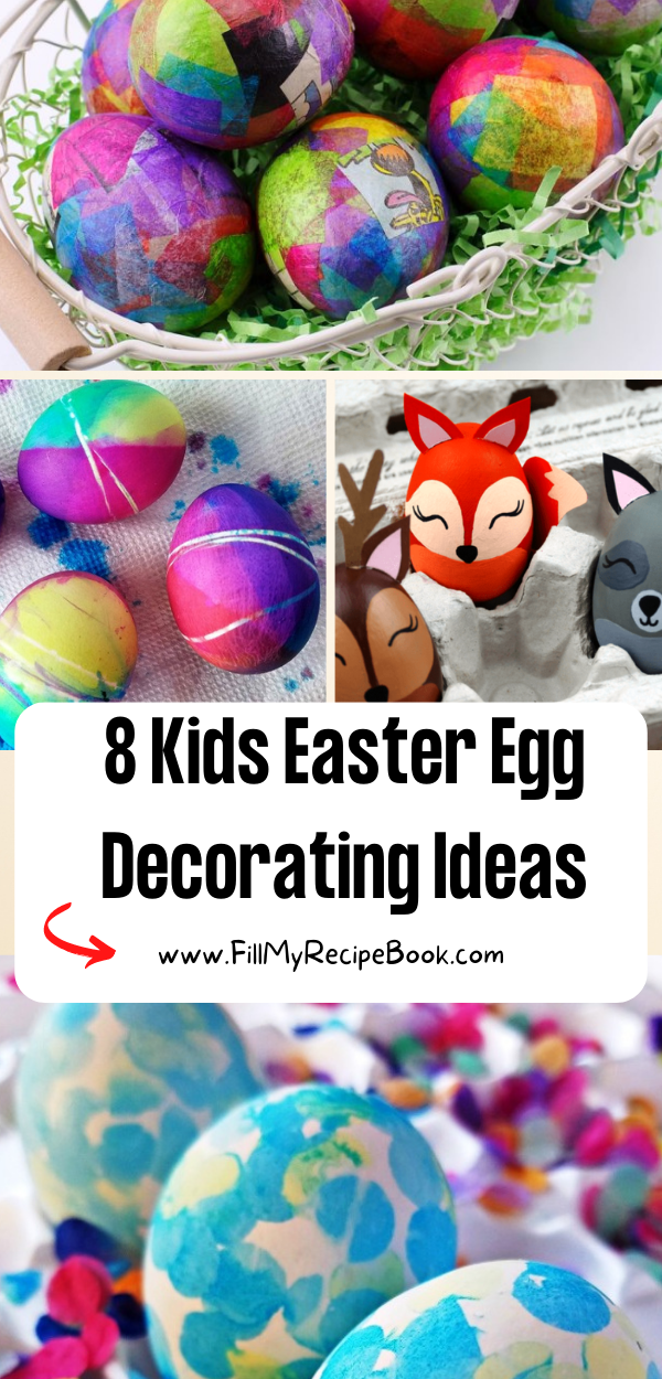 Easy Confetti Paper Mache Easter Eggs