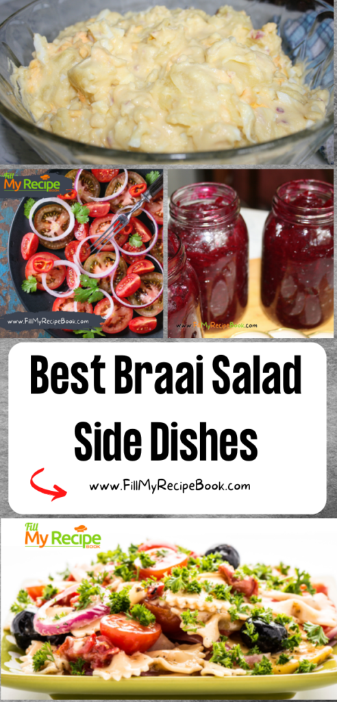 10 Best Braai Salad Side Dishes recipe ideas. Easy and interesting side dishes for a braai or barbecue or meals that are healthy and filling.