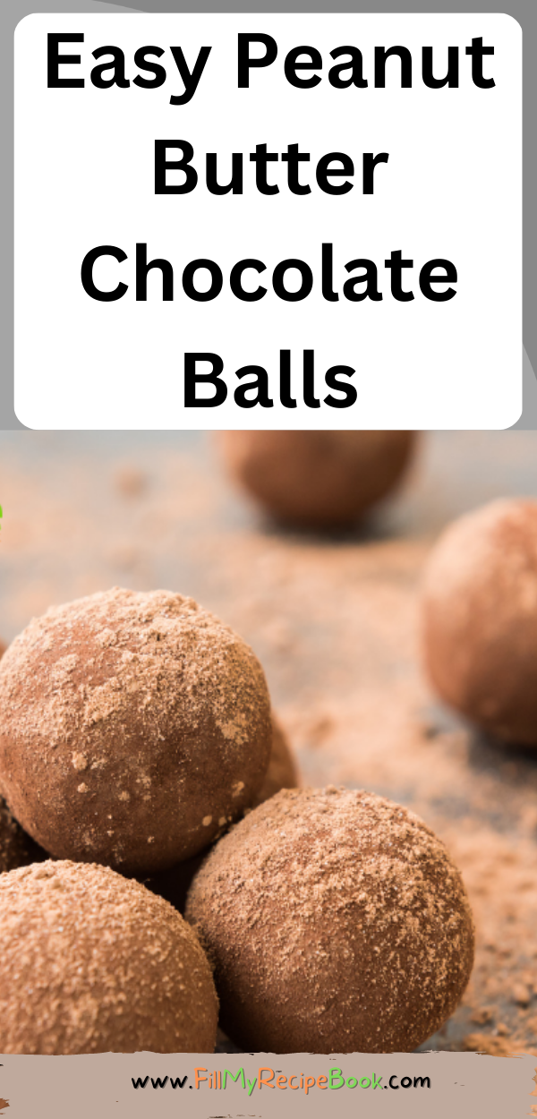 Easy Peanut Butter Chocolate Balls Fill My Recipe Book