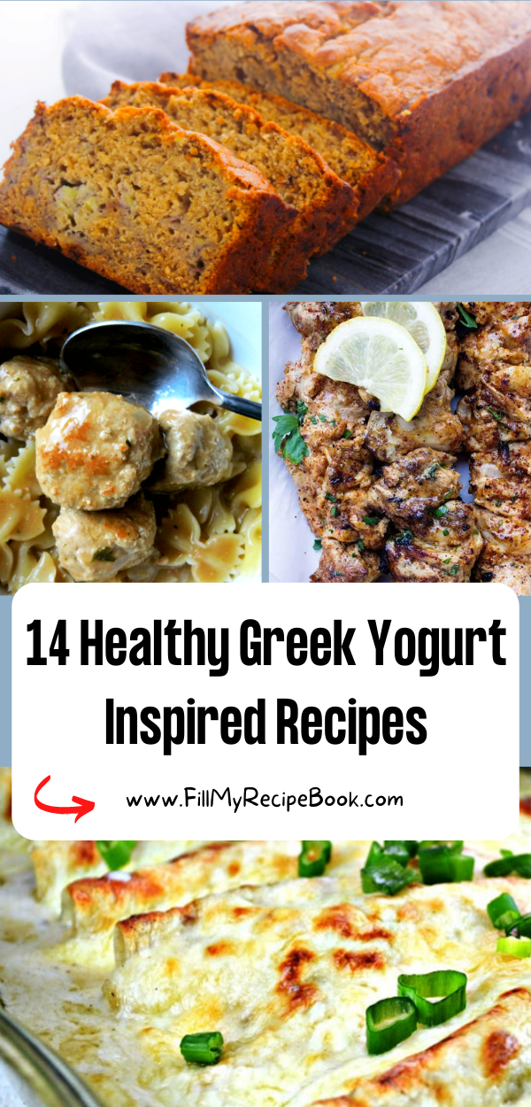 14 Healthy Greek Yogurt Inspired Recipes - Fill My Recipe Book