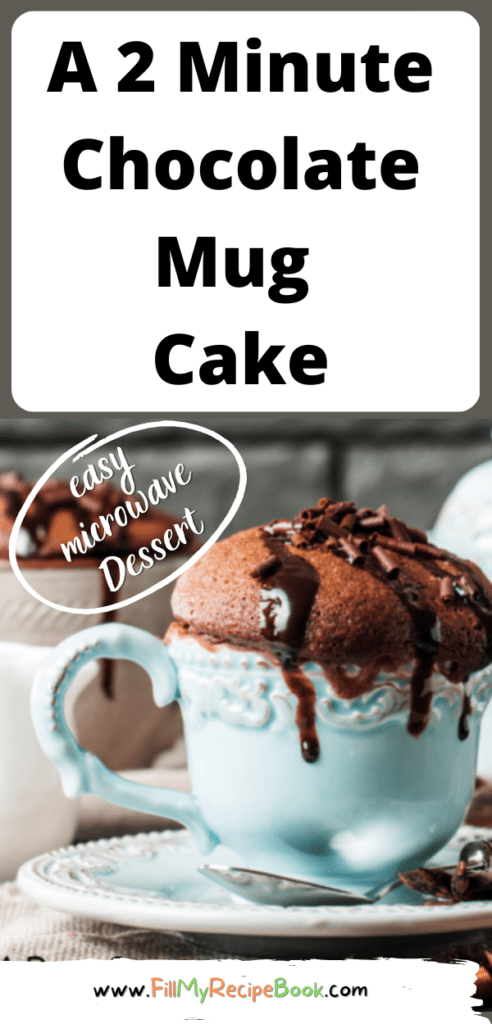 Light n' Fluffy Chocolate Mug Cake - F-Factor