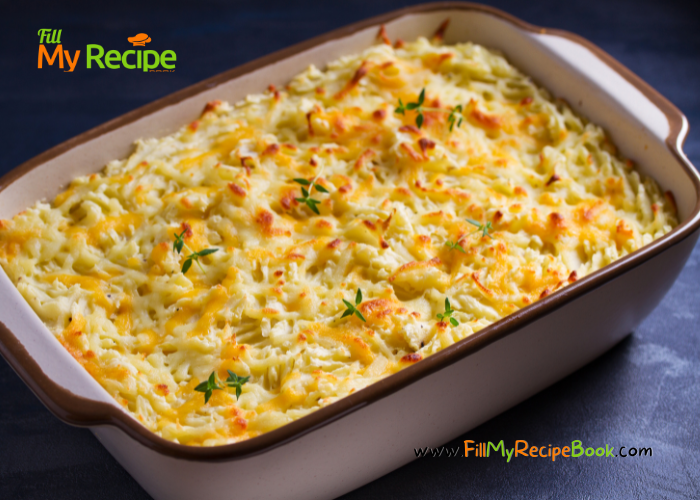 Homemade Cottage Pie Dish recipe bake for lunch or dinner. Easily pan fry the ground beef and ingredients and top with mash and parmesan.