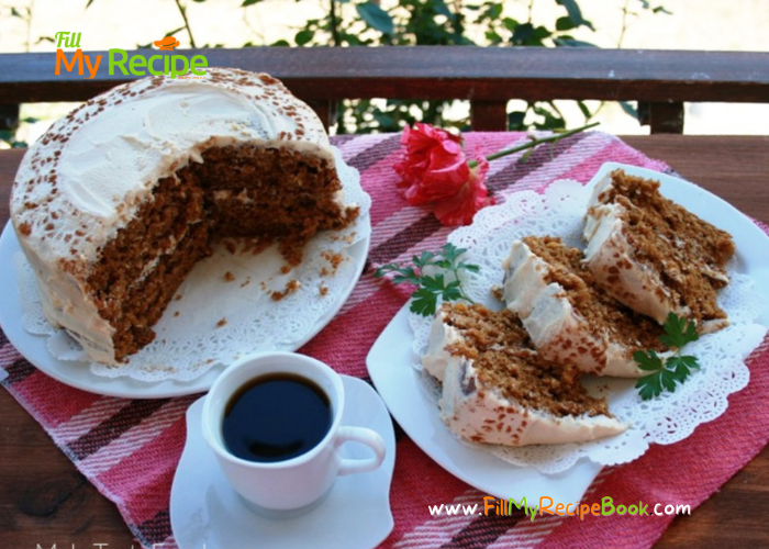 Tasty Moist Carrot Cake is a favorite, spiced with cinnamon and crushed pineapple, pecans and coconut. With an amazing fluffy cream cheese frosting.