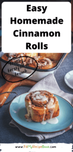 Easy Homemade Cinnamon Rolls recipe. How to bake these tasty homemade cinnamon rolls or buns with vanilla or coffee flavor icing.