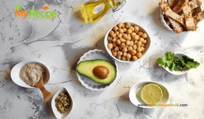 Healthy Creamy Avocado Hummus recipe boasts many health benefits and is high in fiber and protein, curbs the appetite, flavored with spices. ingredients

