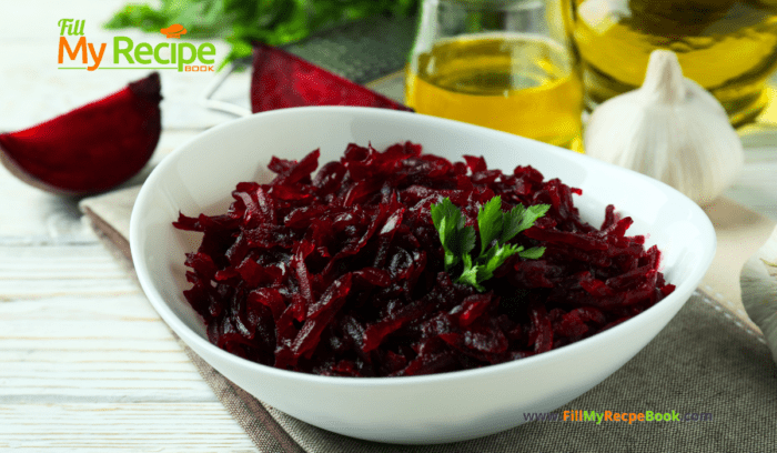 The best Tasty Curry Beetroot Chutney recipe bottled to store. Easy South African salad, canned for a side dish, with apple cider vinegar.