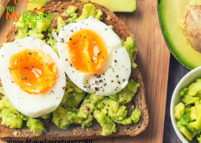 Avocado on Toast Breakfast Ideas. Easy Recipes for a simple healthy plain breakfast with whole wheat toast, mashed or cut avocado and spices.