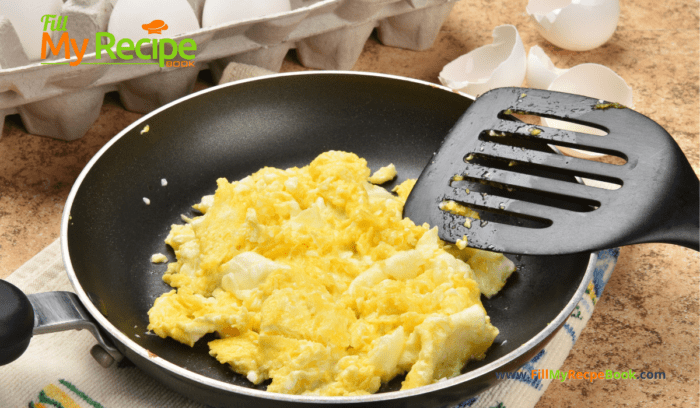 Make this Easy Scrambled Eggs on Toast recipe idea for a healthy filling breakfast. A versatile recipe to add vegetable, grated cheese.