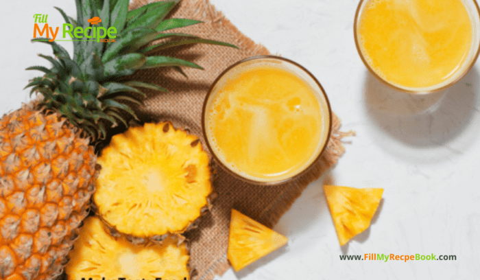 pineapple in Healthy Gut Soothing Turmeric Smoothie recipe. The best fresh organic fruits and turmeric, for anti-inflammatory benefits and healings.