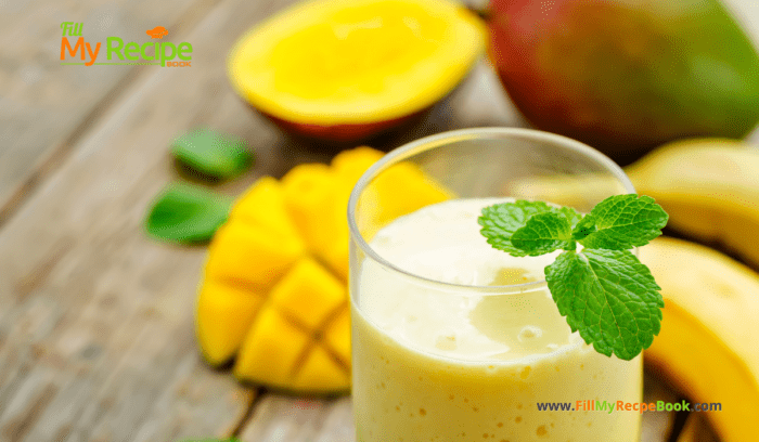 Healthy Gut Soothing Turmeric Smoothie recipe. The best fresh organic fruits and turmeric, for anti-inflammatory benefits and healings.