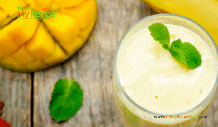 Healthy Gut Soothing Turmeric Smoothie recipe. The best fresh organic fruits and turmeric, for anti-inflammatory benefits and healings.