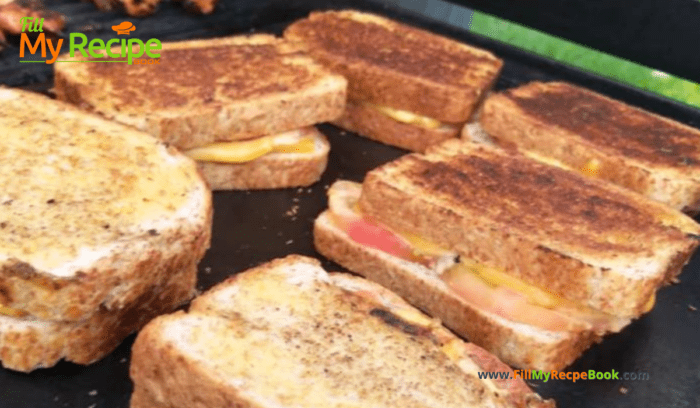 Toasted Braai Grilled Sandwiches recipe ideas. The Best South African grilled cheese, tomato and onion filling on coals or barbecue idea.