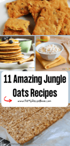 11 Amazing Jungle Oats Recipes. Easy healthy flavorful ideas for breakfast or snack that are oven baked or stove top cooked, with oats.