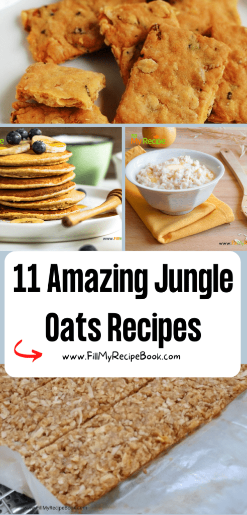 11 Amazing Jungle Oats Recipes. Easy healthy flavorful ideas for breakfast or snack that are oven baked or stove top cooked, with oats.