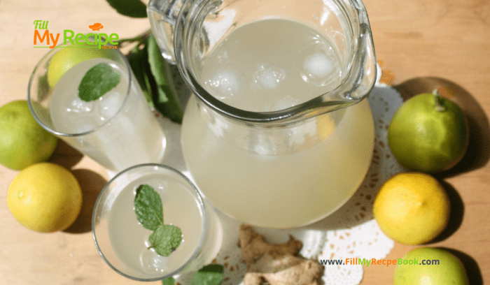 Homemade Thirst Quenching Ginger Beer recipe. The best homemade cold ginger and lemon juice, non alcoholic drink for a hot summer day.