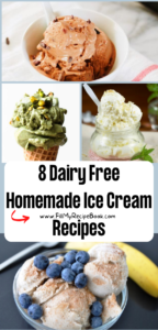 8 Dairy Free Homemade Ice Cream Recipes ideas to create that does not need an ice cream machine. No churn healthy flavored ice cream.