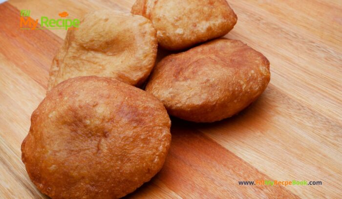 Vetkoek recipe, Bobotie Filled Vetkoek Pockets Recipe idea. Popular South African recipes to make for snack or a meal with bobotie mince, and vetkoek.