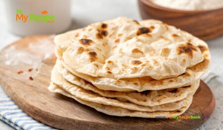 Easy Homemade Flatbread Recipe idea. Simple ingredients to bake this fluffy and flavorful bread for toppings or olive oil and herbs.