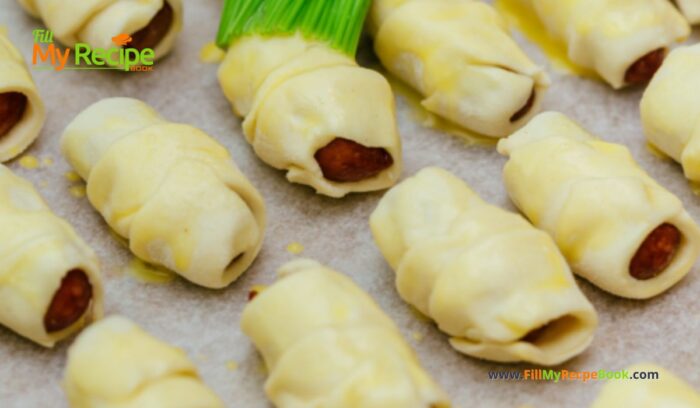 Mini Puff Pastry Sausage Rolls Recipe. Easy homemade oven baked sausage rolls, a meal or appetizer and even a snack with versatile fillings.