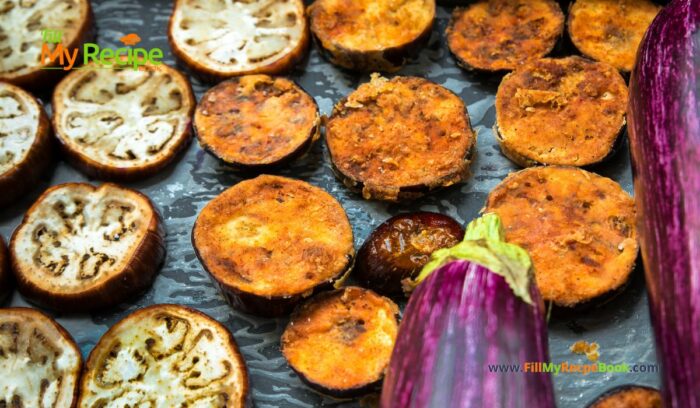 slice baked, Easy Mini Eggplant Pizza recipe idea. A very simple oven bake healthy vegetarian or gluten free snack or side dish filled with vitamins.