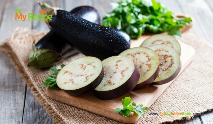 slice eggplant, Easy Mini Eggplant Pizza recipe idea. A very simple oven bake healthy vegetarian or gluten free snack or side dish filled with vitamins.