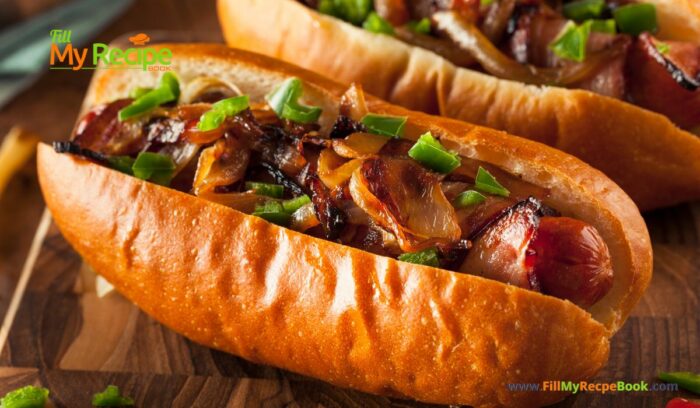 Homemade Bacon Wrapped Hot Dogs recipe that is quick and filling for weekend lunches. Sauté the bacon and vienna for a flavorful meal.