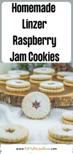 Homemade Linzer Raspberry Jam Cookies treats combine rich buttery goodness with a hint of almond, filled with raspberry jam for holidays.