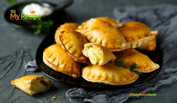 A Homemade Savory Hand Pies recipe idea that is flaky from the puff pastry with a tasty filling of saucy ground beef, veggies and potato.