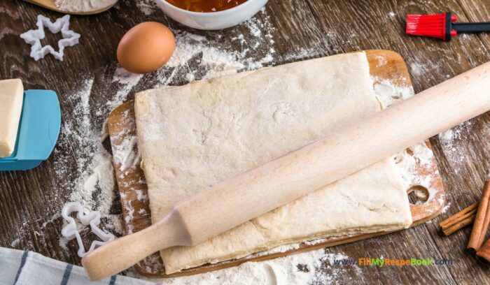 rolling puff pastry, A Homemade Savory Hand Pies recipe idea that is flaky from the puff pastry with a tasty filling of saucy ground beef, veggies and potato.