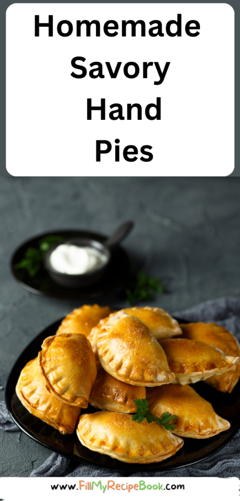 A Homemade Savory Hand Pies recipe idea that is flaky from the puff pastry with a tasty filling of saucy ground beef, veggies and potato.