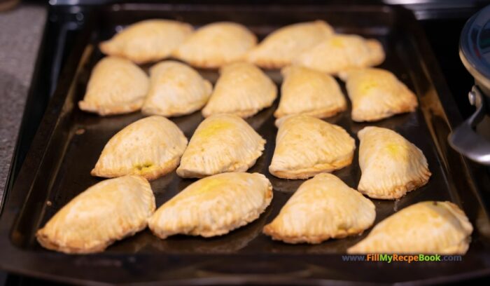 A Homemade Savory Hand Pies recipe idea that is flaky from the puff pastry with a tasty filling of saucy ground beef, veggies and potato.
