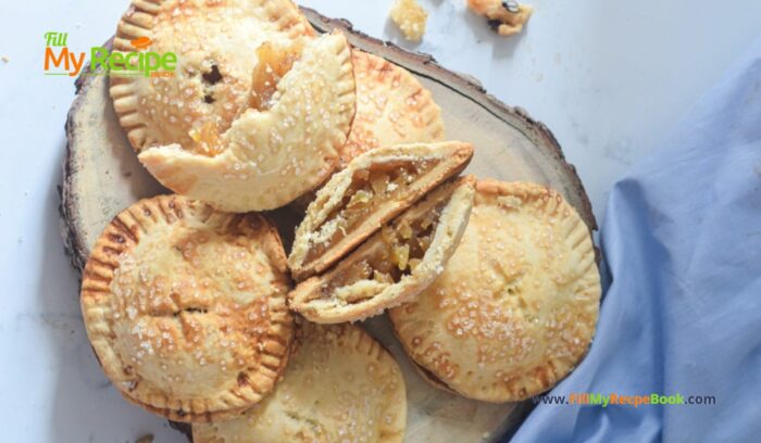 Mini Homemade Apple Pies recipes. Have some apples needing to be used. Make this apple pie fillings, with puff pastry dough.