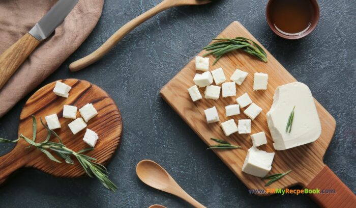 feta, cubes to be broken up for the recipe