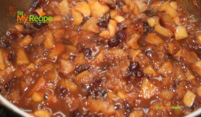 Tasty Homemade Pear Chutney Recipe. An easy basic recipe idea for the best canned or bottled fresh apple and pear chutney to store.