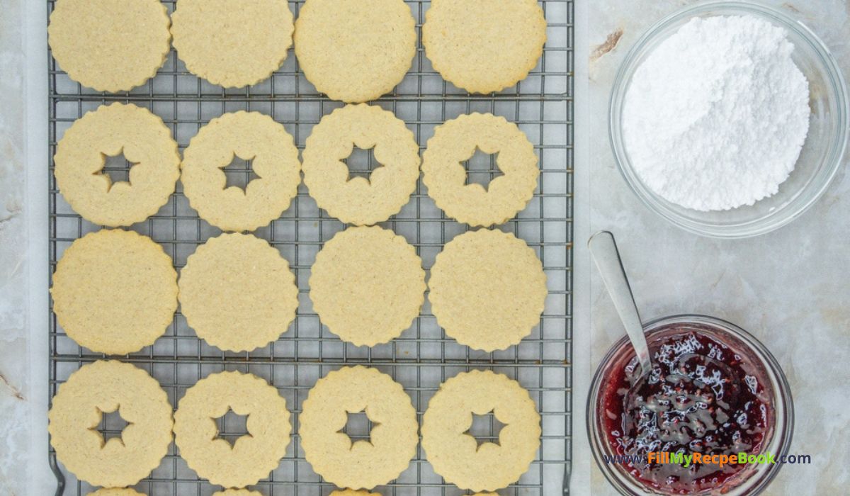 Homemade Linzer Raspberry Jam Cookies - Fill My Recipe Book