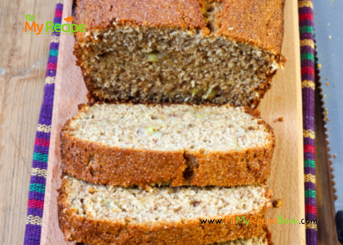 A plain Apple and Coconut Wholemeal Loaf recipe. Using organic ingredients can improve the taste for this GF flour and fruity bread.