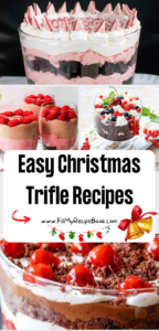 Easy Christmas Trifle Recipes ideas. Make some traditional recipe holiday desserts a day before Christmas, black forest and more to choose.