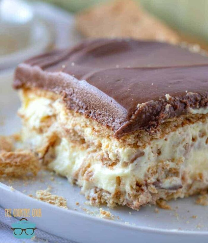 This Easy No-Bake Eclair Cake is not only simple to make but it is absolutely scrumptious. Absolutely no stovetop or oven is needed