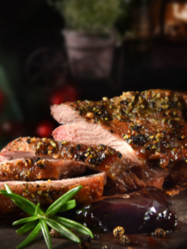Easy Roasted Leg of Lamb Recipe. A delicious tender lamb with bone in roasted in the oven for Christmas family dinner or lunch.