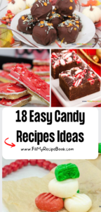 18 Easy Candy Recipes Ideas to create. The best Valentines day or Christmas snacks, quick homemade sweet treats for kids and parties.