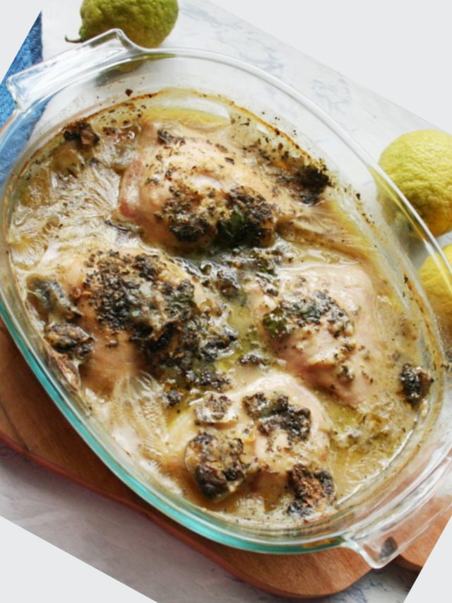 Chicken Mushroom Bake Recipe. An easy 2 ingredient quick supper or lunch casserole for a quick healthy oven baked family meal.