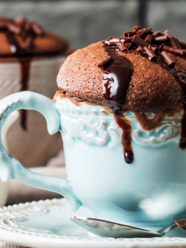 A 2 Minute Chocolate Mug Cake