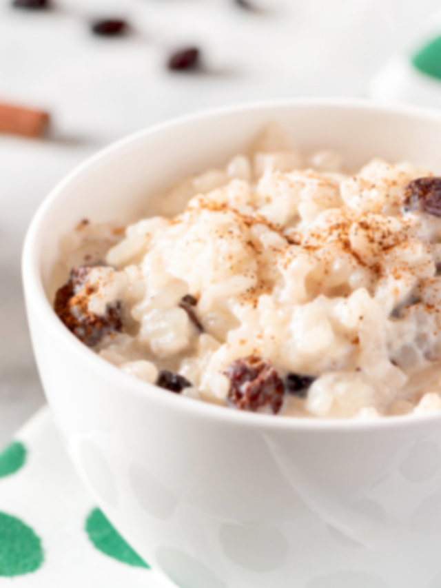 Creamy Raisin Cinnamon Rice Pudding