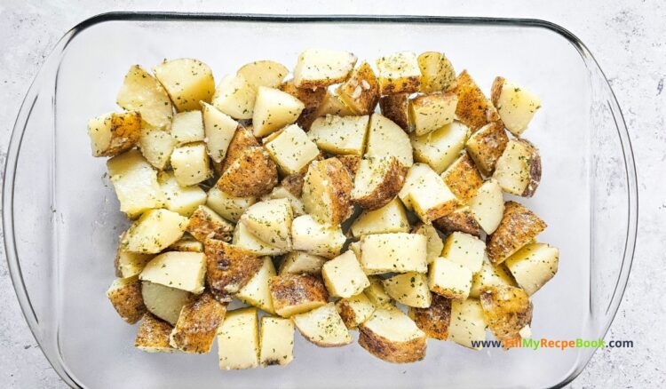 Potato with Bacon cheese Dish - Fill My Recipe Book