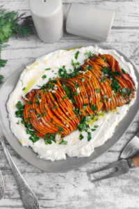 Roasted Hasselback Butternut Squash