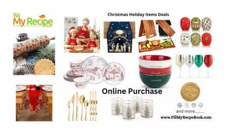 Set your home and table with these items, for Christmas Holiday Items Deals. From baking to cutlery, dishes. Happy Christmas.