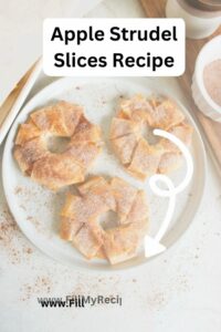 apple-strudel-slices-recipe-poster