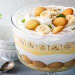 Put together this Festive Banana Pudding Trifle recipe for a dessert. An easy Christmas trifle to serve after the meal for family.